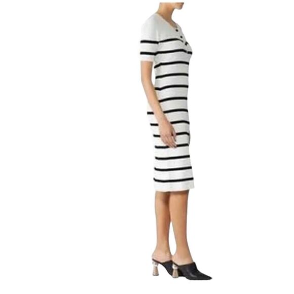 Slate & Willow Ribbed Henley Dress Size XS - Picture 9 of 9